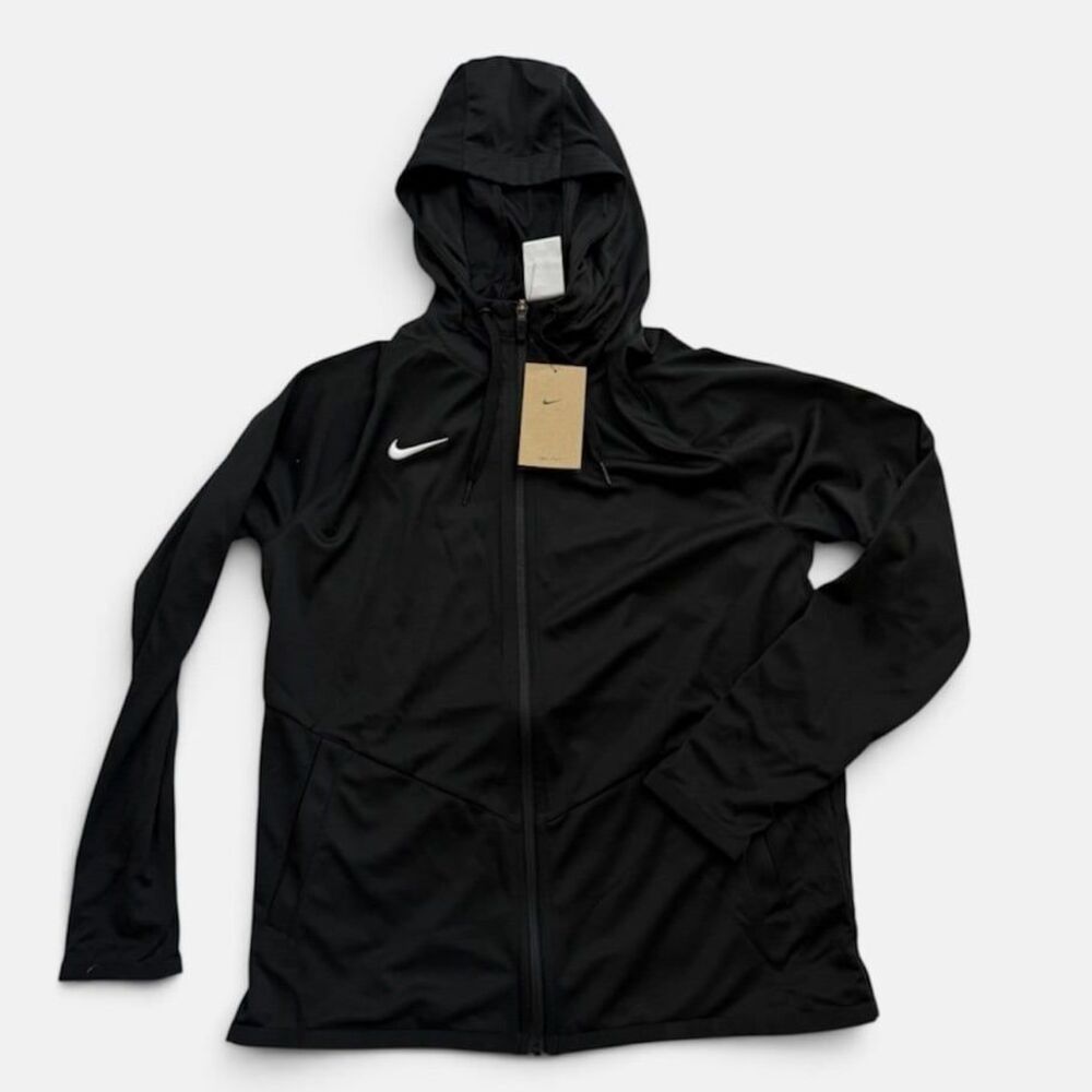 Nike Women Black Athletic Hoodie Full zip